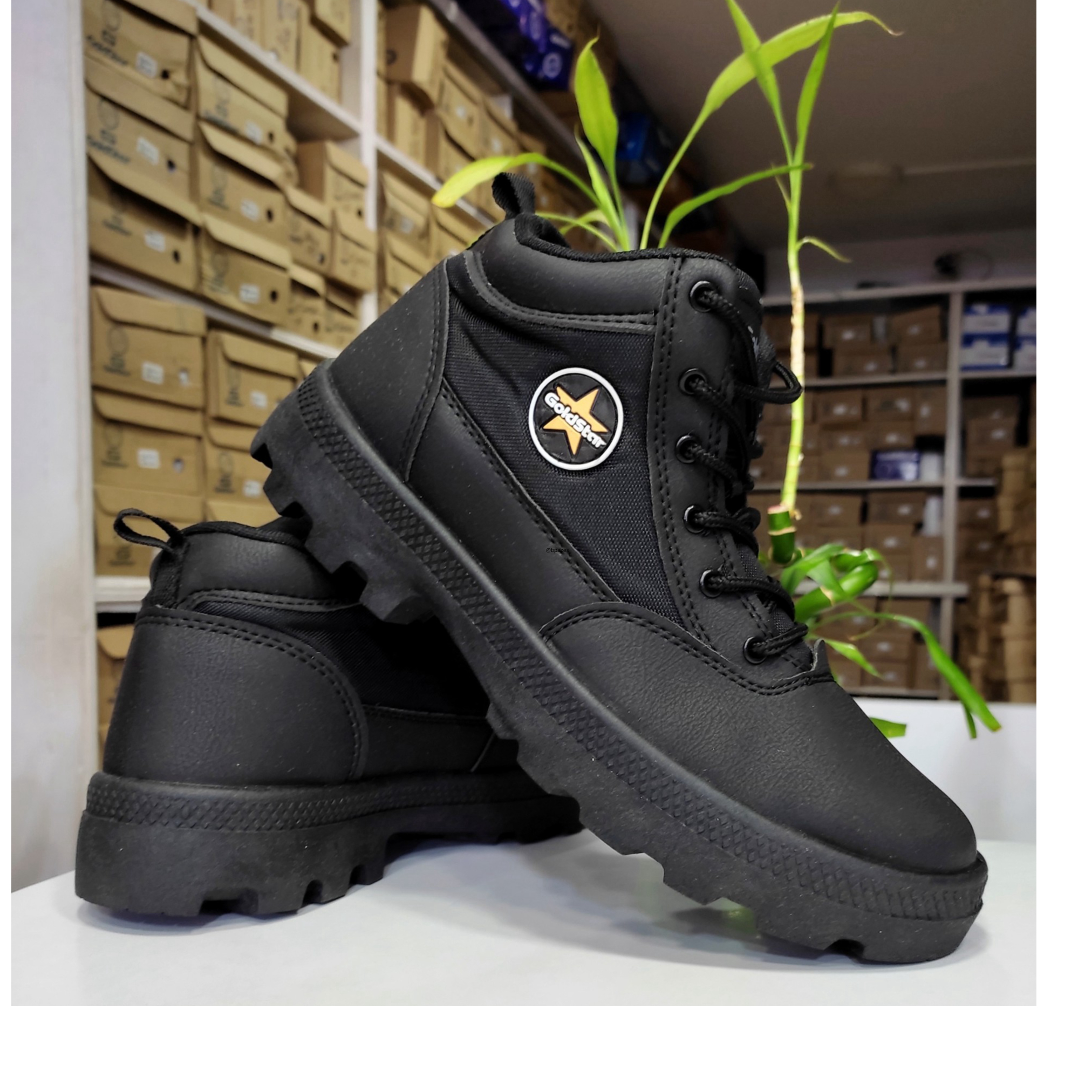 Goldstar J Boot III Black LaceUp Shoes For Men Buy Goldstar J Boot