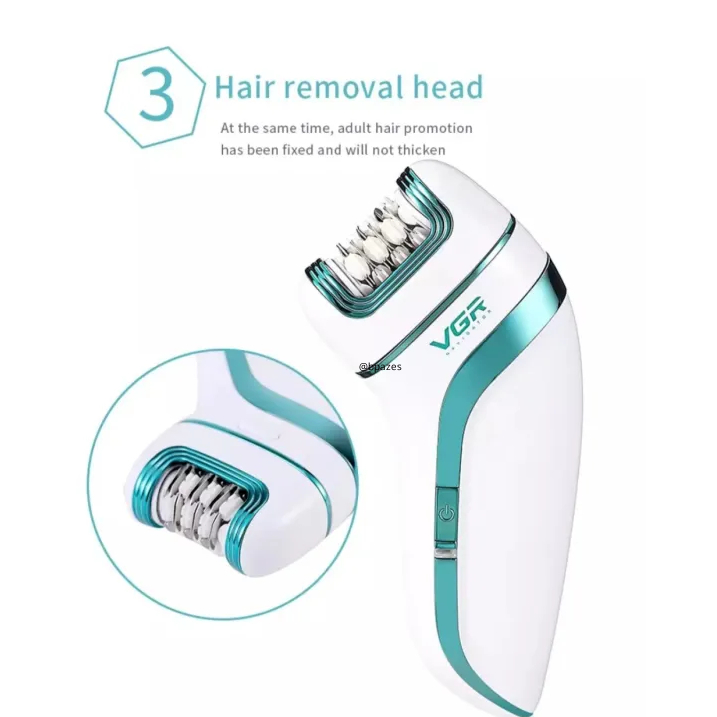 Professional 3in1 Epilator, Electric Shaver Foot Grinder USB